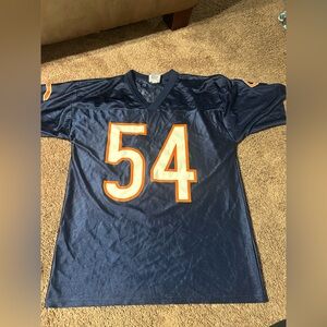 NFL Chicago bears retro Navy and Orange Men's Jersey size medium